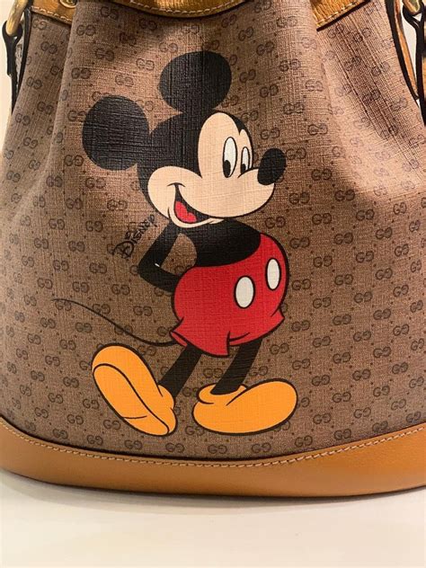 mickey mouse gucci bag grey.